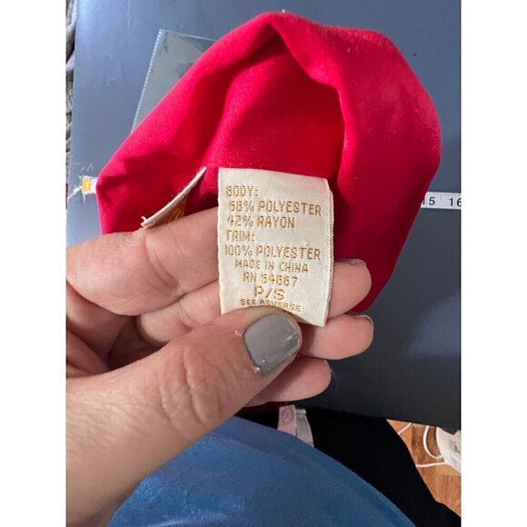 Victorias Secret Red Lace Button-Down Shirt P/S feminine Coquette - Picture 5 of 8